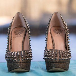 Vince Camuto "Madelyn" studded platform pumps 37